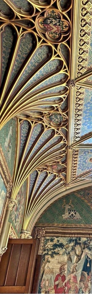 Detail of the #Gothic #DrawingRoom, #EastnorCastle, #Ledbury, #Herefordshire. #AWNPugin. <a href="/EastnorCastle/">Eastnor Castle</a>

#pugin #augustuspugin #gothicrevival #gothicrevivalarchitecture #gothicrevivaldecoration #architecturelovers #victorianengland #gothicrevivalart #puginroom #interiordecoration