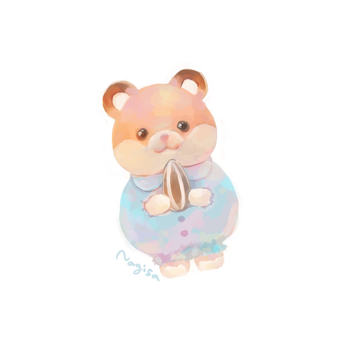weisserschlamm's tweet image. 臨時アイコンとしてﾊﾑｽﾀｰのｱｶﾁｬﾝを描きました。。。