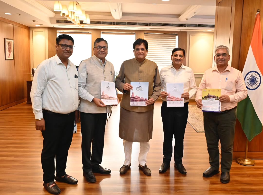 stonemart_india's tweet image. Hon’ble @PiyushGoyal met with Laghu Udyog Bharati to discuss #StoneMart2026 in Jaipur. He assured full support from @DoC_GoI to make the event a global success! 🇮🇳
#MakeInIndia #MSME #VocalForLocal #StoneIndustry #JaipurEvent #ExportPromotion