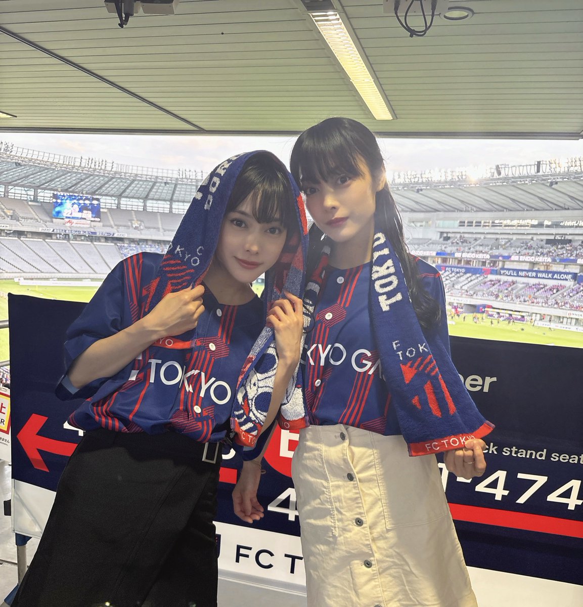 yae_abp's tweet image. 夏を感じた〜🌻
暑かったし試合も熱かった⚽️最高！
#FC東京 #fctokyo
