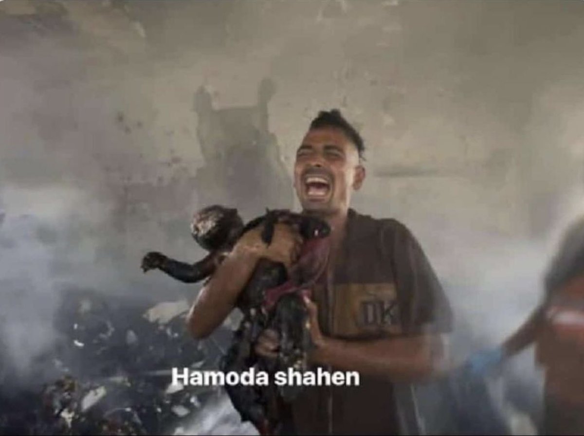 HalitAlkan47's tweet photo. Diri diri yanarak can veren bebeğinizin kömürleşmiş bedenini kucağınızda tuttuğunuzu düşün��n… #GazaGenocide https://t.co/hDFFBX8cWI