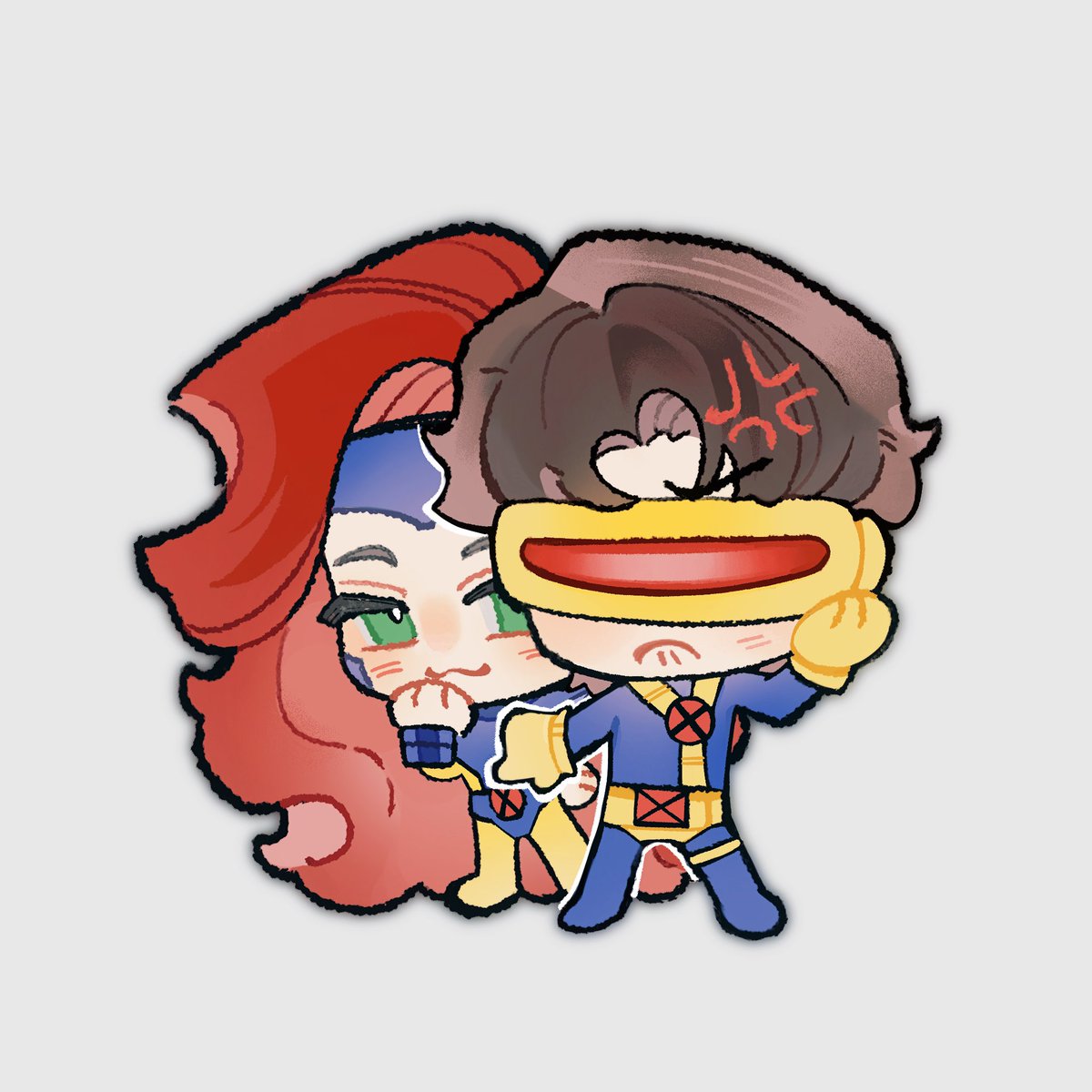 你的妻子是Ω级变种人但你们平时的相处就像↓
#xmen #琴队琴