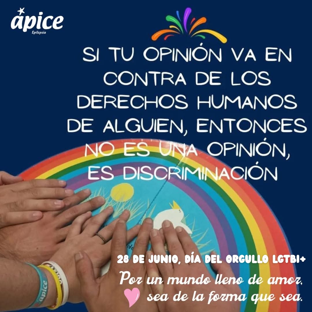 𝑫𝒊𝒂 𝑰𝒏𝒕𝒆𝒓𝒏𝒂𝒄𝒊𝒐𝒏𝒂𝒍 𝒅𝒆𝒍 𝑶𝒓𝒈𝒖𝒍𝒍𝒐 𝑳𝑮𝑻𝑩𝑰
Porque aún hay muchos países en los q es delito, porque aún hay agresiones homófobas en nuestras calles, etc...y porque ser #LGTBI y tener una #discapacidad supone una doble discriminación.
#pride2025 #orgullo2025