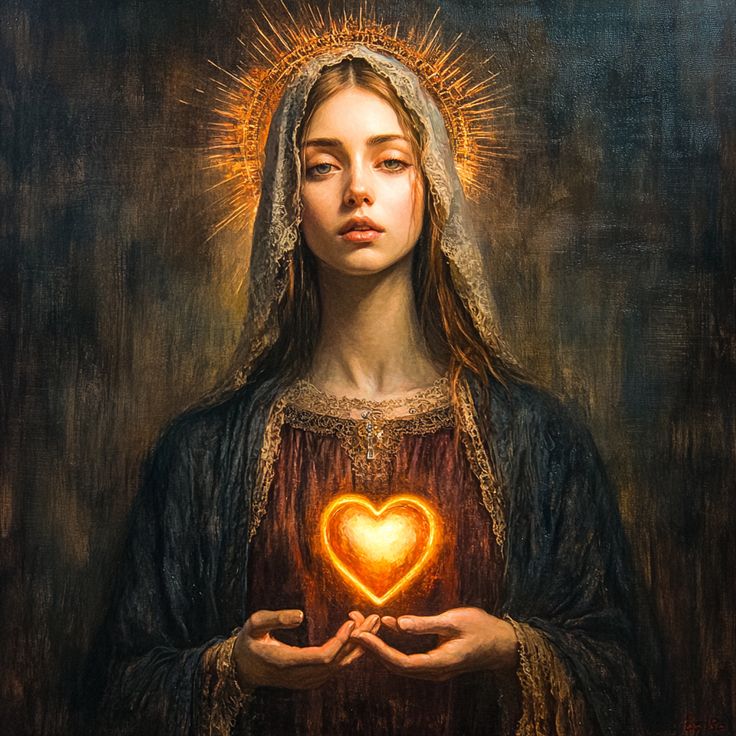 Madre del Inmaculado Corazón,
cuando el pecado me rompe,
cuando mi alma sangra,
es tu Corazón el que me abraza sin juicio,
el que suplica por mí ante tu Hijo.
Tú no apartas la mirada de mi miseria,
la cubres con tu ternura… y me levantas.
Guárdame en tu Corazón,
y no me sueltes.