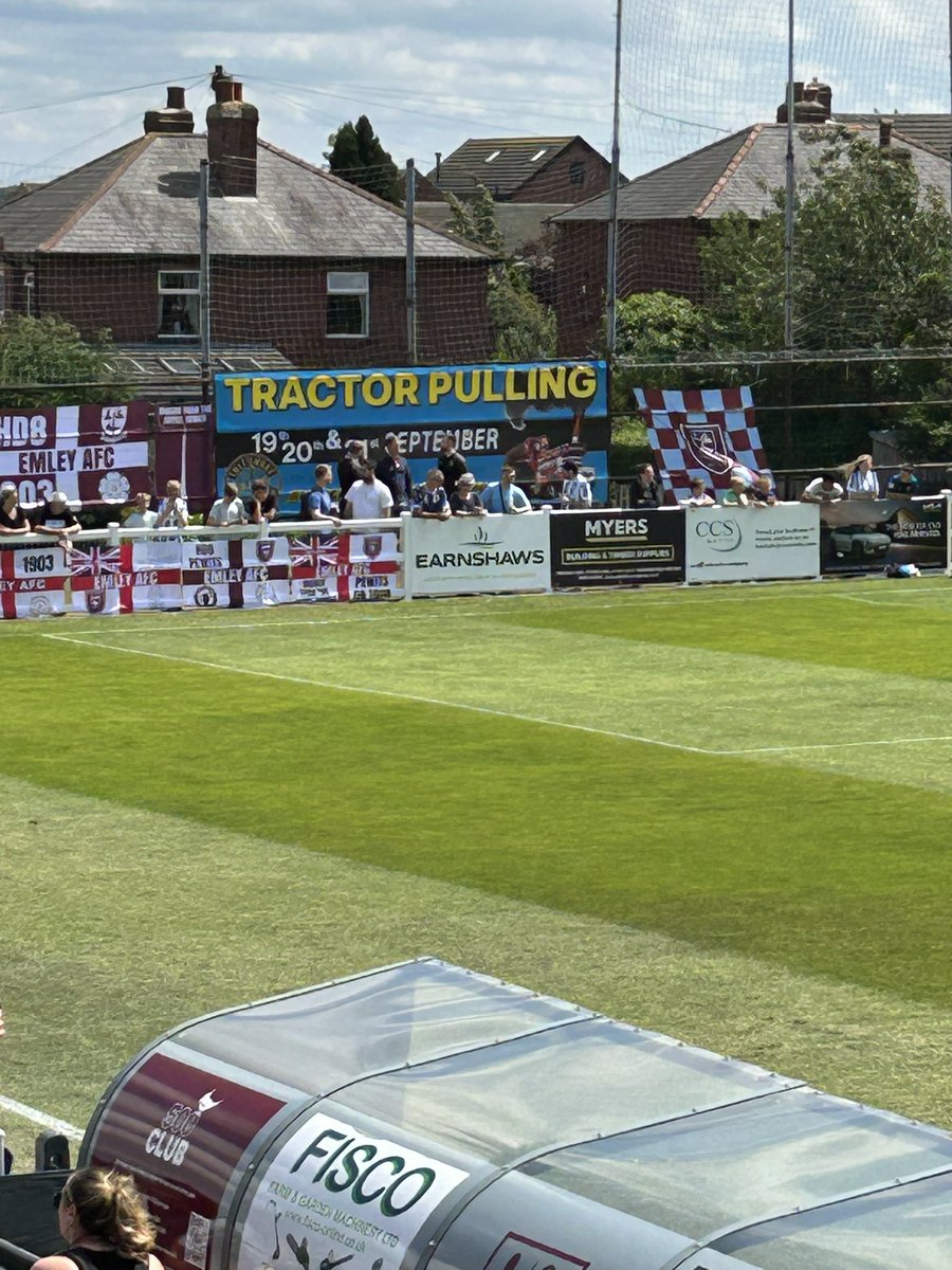 Proper football ground.