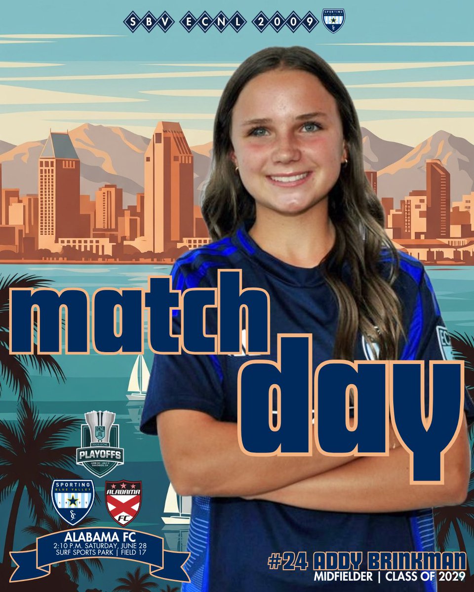 Addy Brinkman (@addybrinkman) on Twitter photo Back in action today at ECNL Playoffs at 2:10 PST field #17 <a href="/SBV_ECNL/">Sporting Blue Valley ECNL</a> <a href="/SBV09_ECNL/">Sporting BV 09 ECNL</a> <a href="/SPORTINGBV/">SPORTING Blue Valley</a> <a href="/ImYouthSoccer/">ECNL/GA/Recruiting/College Soccer</a> <a href="/TheSoccerWire/">SoccerWire</a> <a href="/TopDrawerSoccer/">TopDrawerSoccer</a> <a href="/ECNLgirls/">ECNL Girls</a> Back in action today at ECNL Playoffs at 2:10 PST field #17 <a href="/SBV_ECNL/">Sporting Blue Valley ECNL</a> <a href="/SBV09_ECNL/">Sporting BV 09 ECNL</a> <a href="/SPORTINGBV/">SPORTING Blue Valley</a> <a href="/ImYouthSoccer/">ECNL/GA/Recruiting/College Soccer</a> <a href="/TheSoccerWire/">SoccerWire</a> <a href="/TopDrawerSoccer/">TopDrawerSoccer</a> <a href="/ECNLgirls/">ECNL Girls</a>