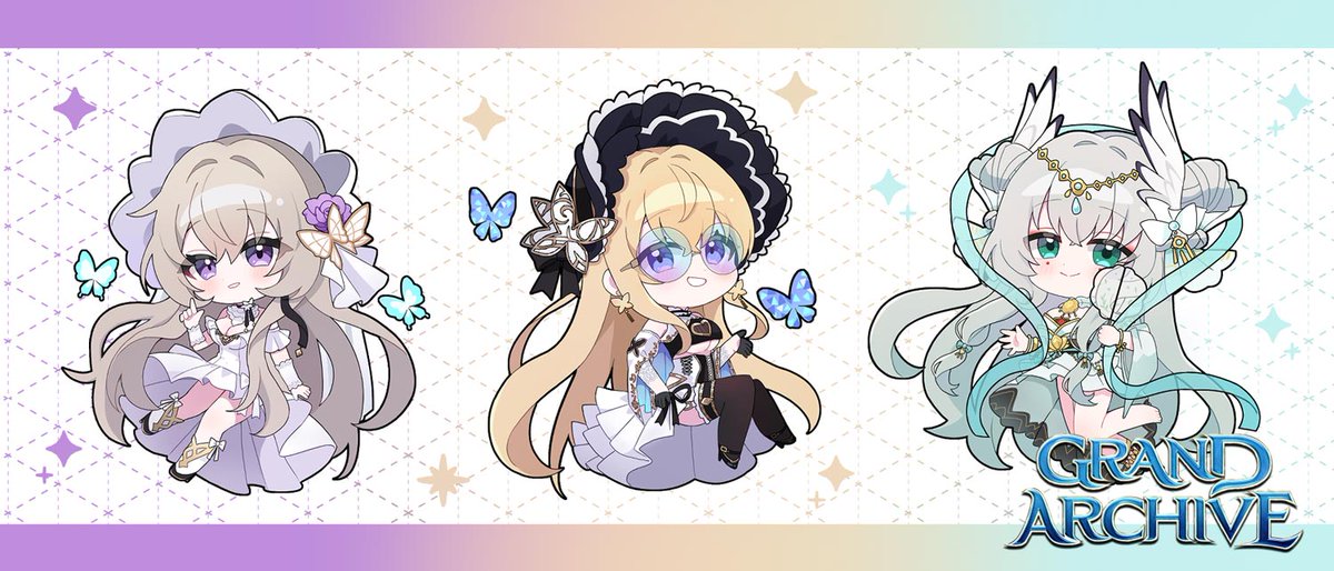 SD illustration for #GrandArchive 💜💛💚