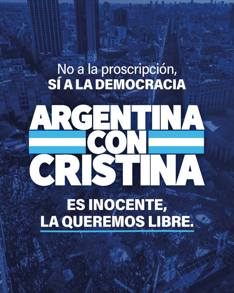 argconcristina's tweet photo. Es inocente, la queremos libre.

Las razones en este hilo🧵 

#ArgentinaConCristina • #CristinaLibre https://t.co/6UYXQcq2rU