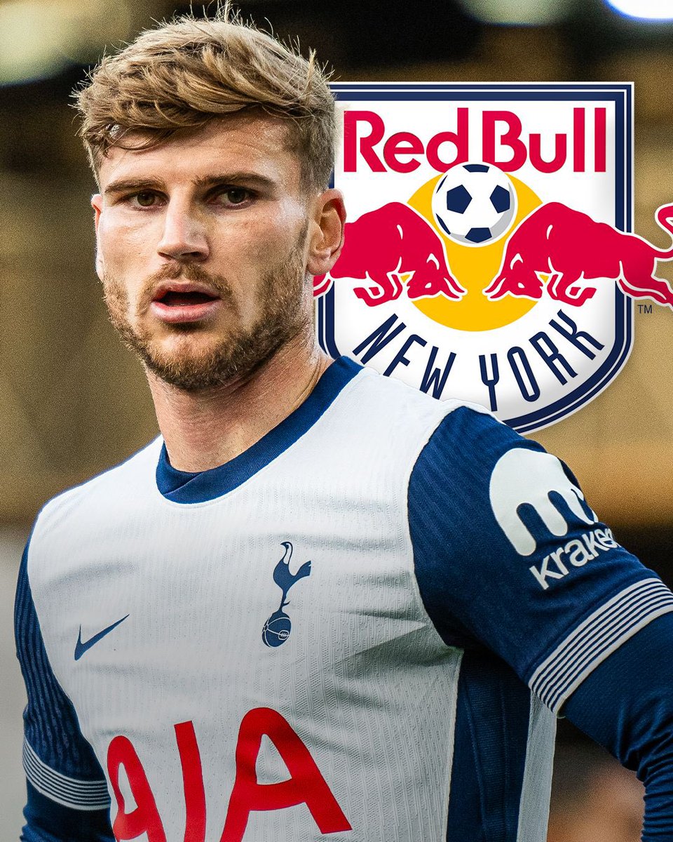🚨🇺🇸 Timo Werner has opened doors to New York Red Bulls as next club, initial green light to the move.

Talks now ongoing about conditions of the deal, salary and more. MLS can be one of the options for Timo’s future.

Werner won’t stay at Leipzig after returning from Spurs.