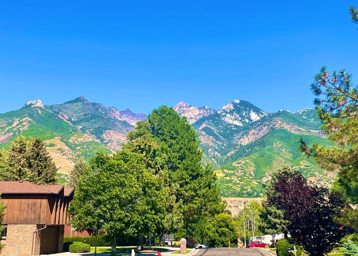My neck of the woods. 

⛰️🌲⛰️

#Utah