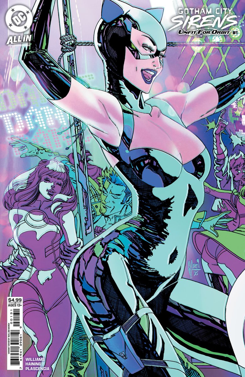 Preview de Gotham City Sirens: Unfit for Orbit #1 (of 5) par Leah Williams (<a href="/mymonsterischic/">Leah Williams</a>), Haining et @IvanPlascencia chez <a href="/DCOfficial/">DC</a> / @TheDCNation #DCComics #Comics #DCAllIn #GothamCitySirens #HarletQuinn #Catwoman #PoisonIvy buzzcomics.net/showpost.php?p…