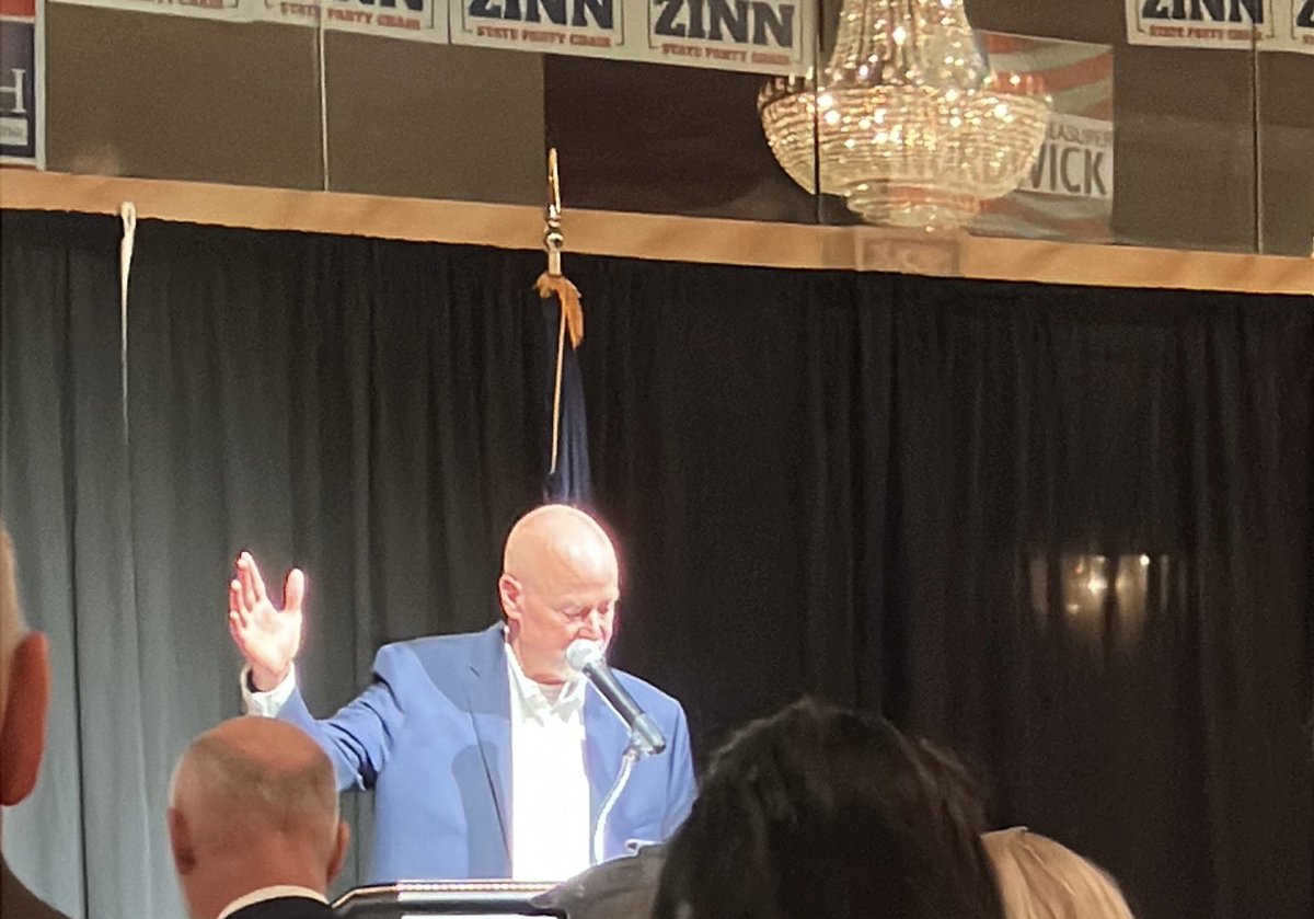 GreenwoodForMT's tweet image. What a delight to offer the invocation at the MTGOP convention last night!
