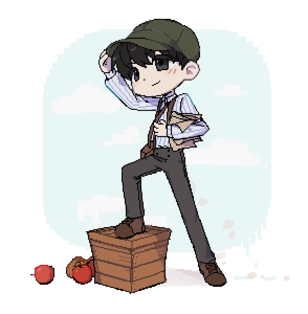 0ddaa0grim's tweet image. 도트커미 ^_^//❤ #랭보 #들라에