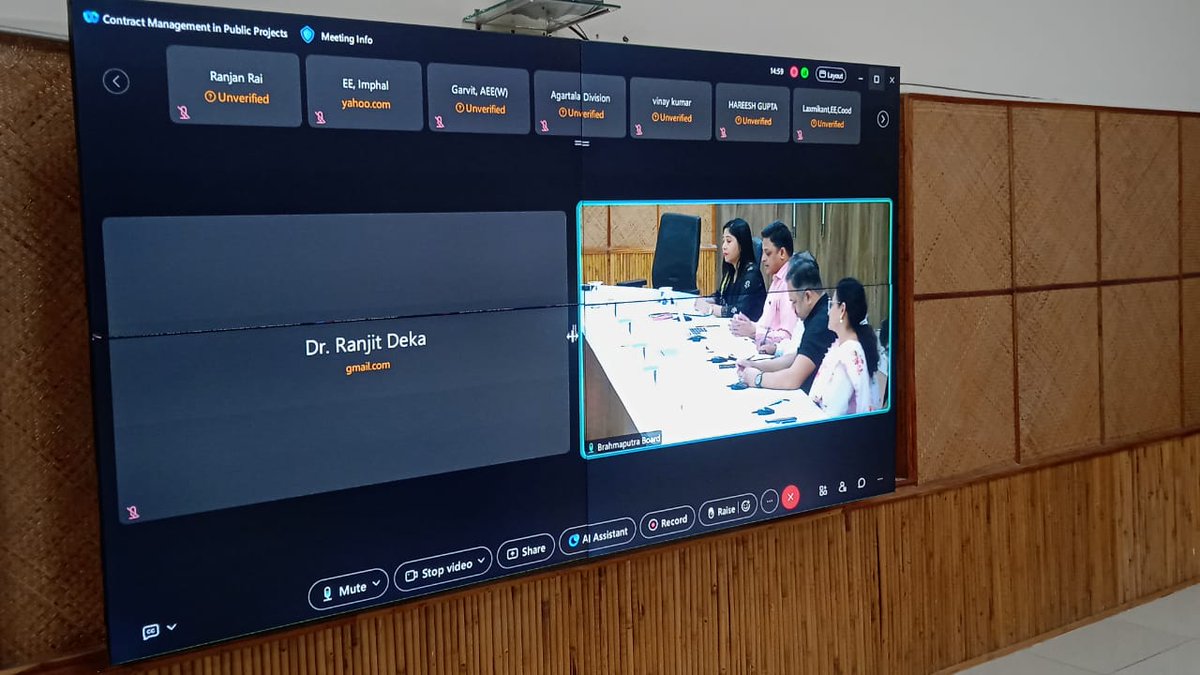 A special lecture was delivered on 28 June on Contract Management in Public Projects: Mitigating Risks and Resolving Disputes through Arbitration and Legal Remedies by Sri Hareesh Gupta, Central Government Counsel, Gauhati High Court. The session was held in hybrid mode at