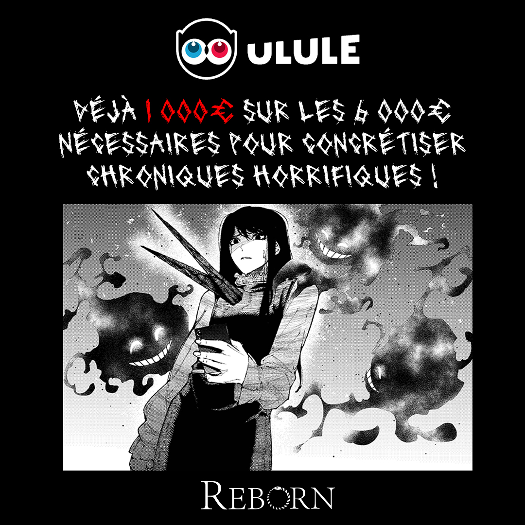 EditionsReborn's tweet image. Grâce à votre soutien, nous avons déjà atteint 1 000 € sur les 6 000 € nécessaires pour concrétiser ce projet !
Chaque contribution compte, et ensemble, on peut aller encore plus loin. Continuons sur cette belle lancée !
fr.ulule.com/chroniques-hor…