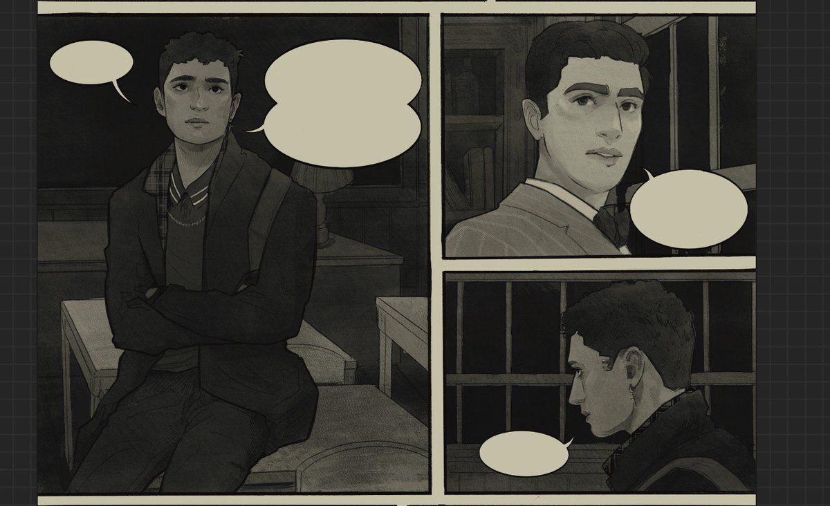 "Everything Nice" wip panels 💜