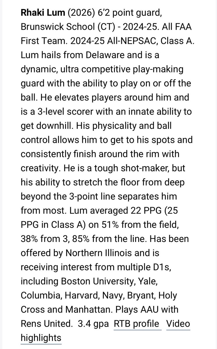 Rhaki Lum

Scorer!

Getting my first live looks at the guy who’s been racking up all the accolades in his region.

The guy is built (and bodies bounce off of him) like a blocking back.

He combines that with change change-of-speed and change-of-direction skills to be lethal.

His