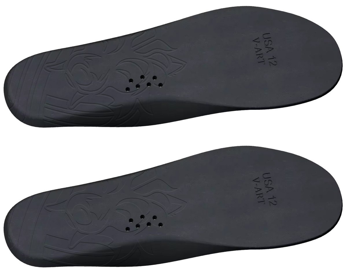 Blank canvas.... Show everyone who you are~

Samples are still being done, but making good progress. 

Also been revising the included insole with 4mm EVA, 4mm Memory foam including arch support and ventilation holes. :D