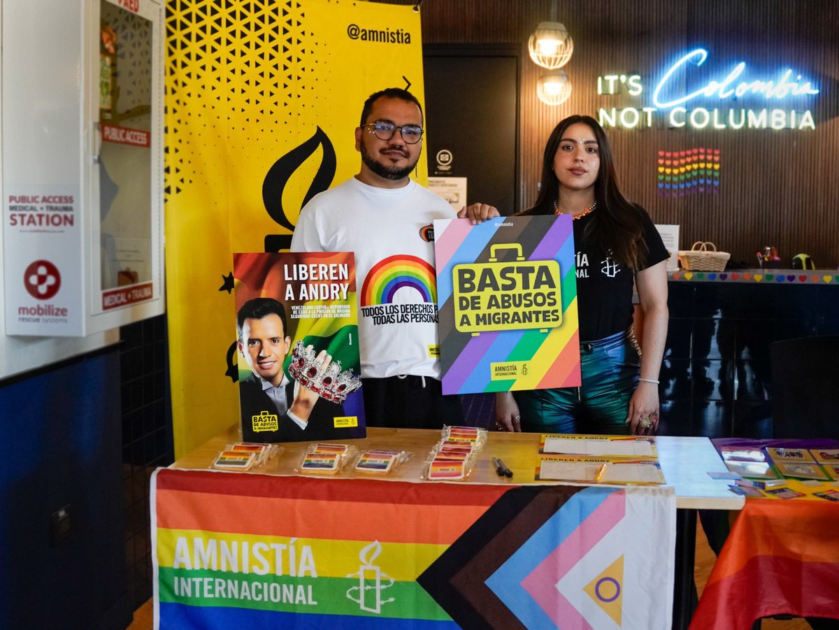 En el día del orgullo debemos alzar la voz por las personas LGBTIQ+ que se ven obligadas a huir de sus países por la persecución y discriminación.

Silvya fue hija de migrantes, Andry fue a buscar protección internacional, el sexilio es una realidad. 

#OrgulloLGBTIQ+ 🏳️‍⚧️🏳️‍🌈