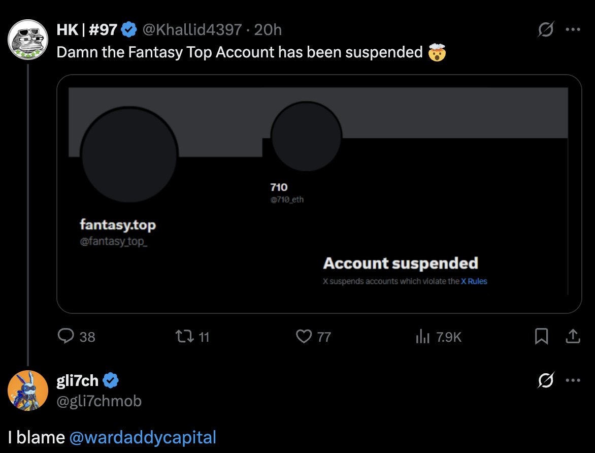 So good to be back as a <a href="/fantasy_top_/">fantasy.top</a> hero 🤣🥳