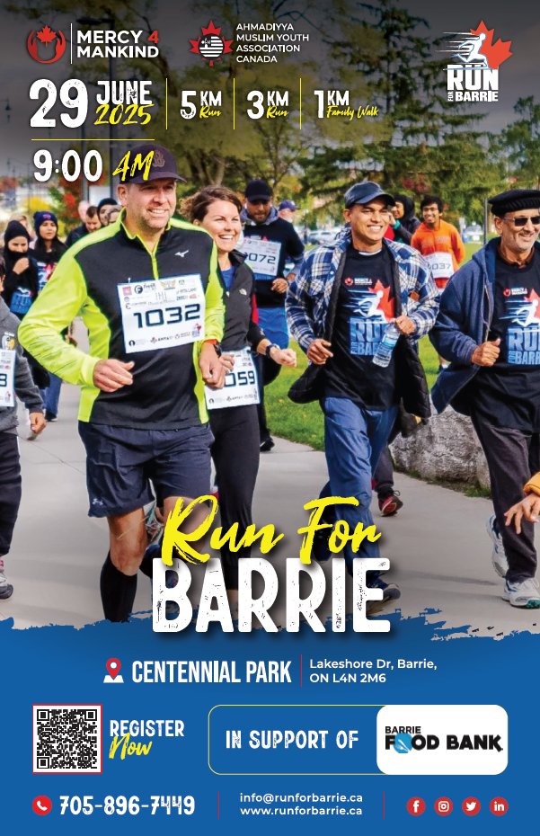 Barrie Chamber (@barriechamber) on Twitter photo πββοΈ Join us June 29 for the Run For Barrie in support of <a href="/BarrieFoodBank/">Barrie Food Bank</a>!
π Centennial Park | π 9 AM
π
5K, 3K, or 1K Family Walk
Register: runforbarrie.ca
#RunForBarrie #BarrieEvents #Mercy4Mankind #SupportLocal πββοΈ Join us June 29 for the Run For Barrie in support of <a href="/BarrieFoodBank/">Barrie Food Bank</a>!
π Centennial Park | π 9 AM
π
5K, 3K, or 1K Family Walk
Register: runforbarrie.ca
#RunForBarrie #BarrieEvents #Mercy4Mankind #SupportLocal