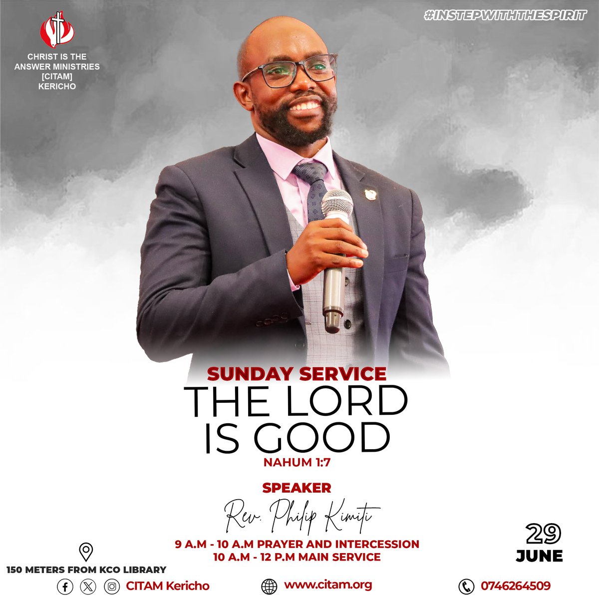 Hoping to see you tomorrow! Welcome!
#citamkericho
#InStepWithTheSpirit