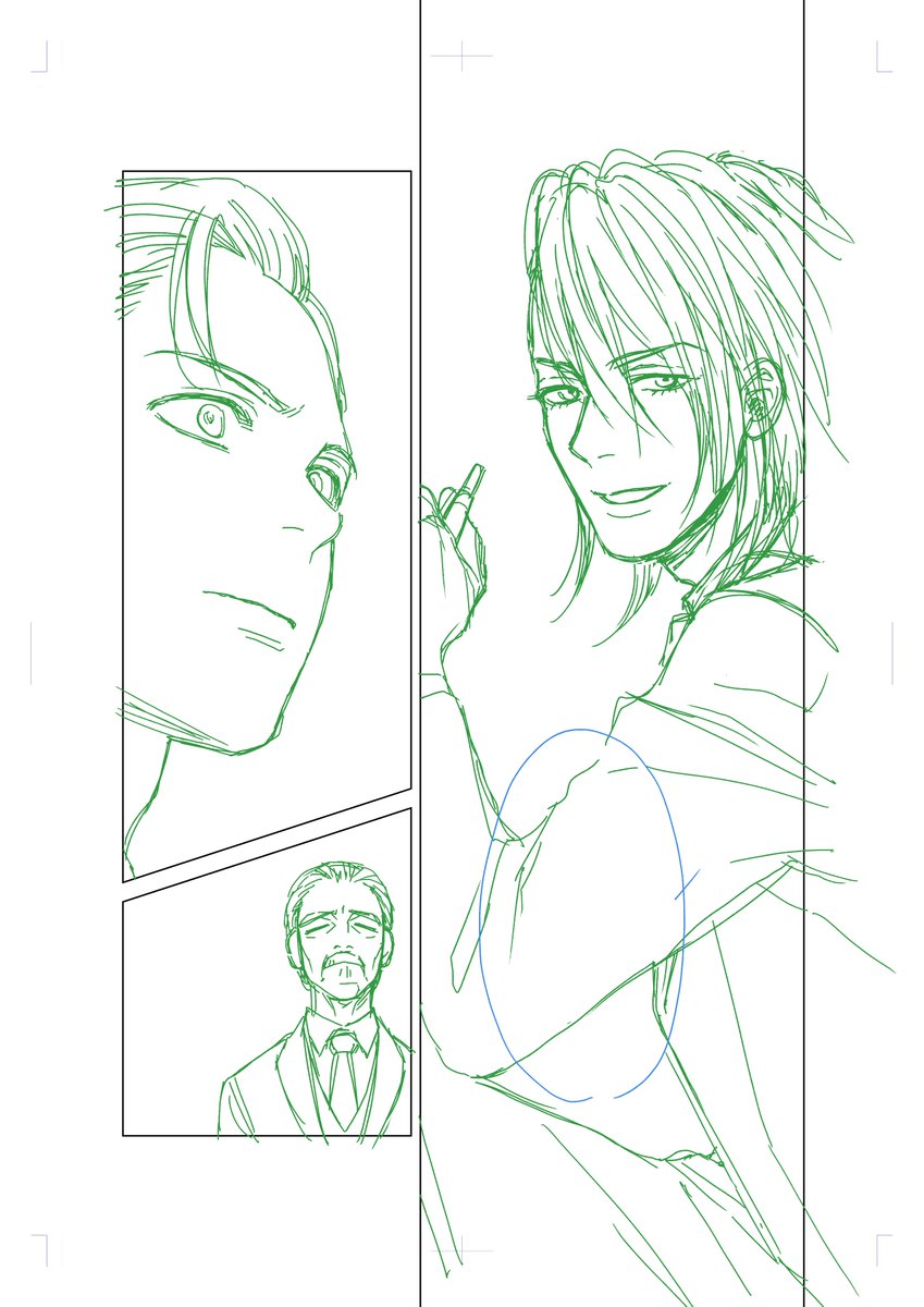 #シャンパンタワーの向こう側

フォルダ整理してたら、第1話のゆきちゃんの下描きが出てきたので投下してみる⑬ 