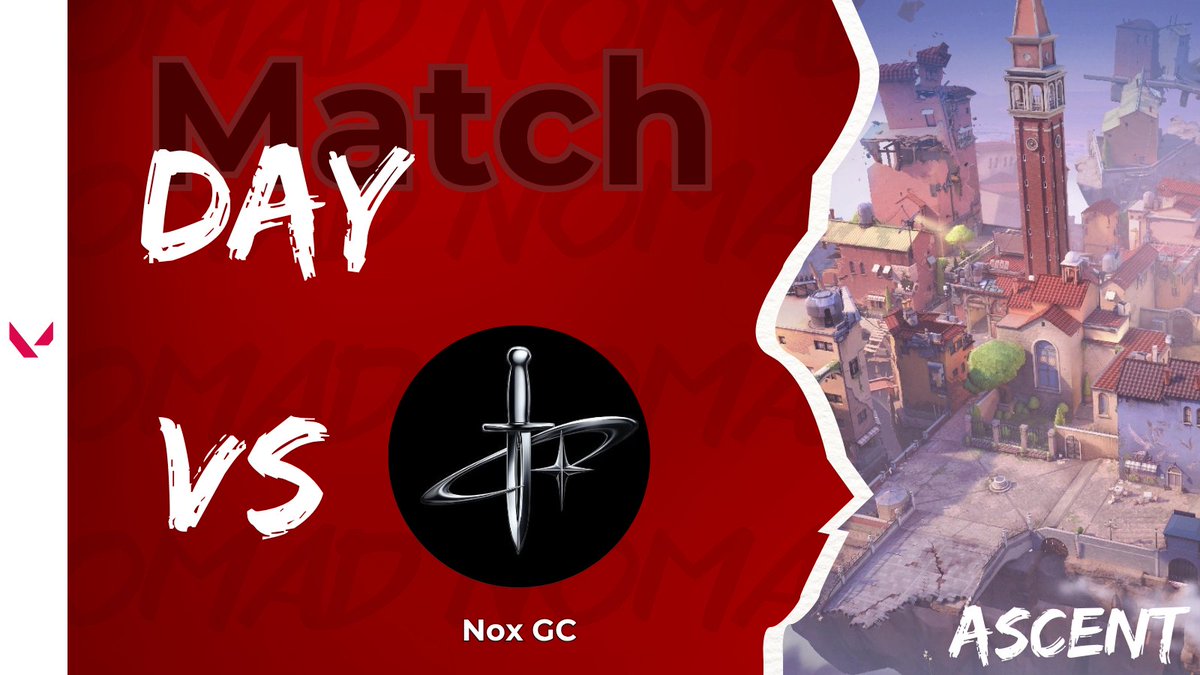 🚨 Nouvelle game en cours ! Nos 𝐍𝐨𝐦𝐚𝐝 𝐑̵𝐞̵𝐝̵ ✨𝓢𝓾𝓫✨ sont maintenant lancées sur Ascent face à <a href="/NoxGcVLR/">NOX GC</a> ⚔️

📺 C’est en live sur twitch.tv/nomad_esport – venez vibrer avec nous, chaque round compte !
🔥 Go les filles, on est derrière vous à 100% !