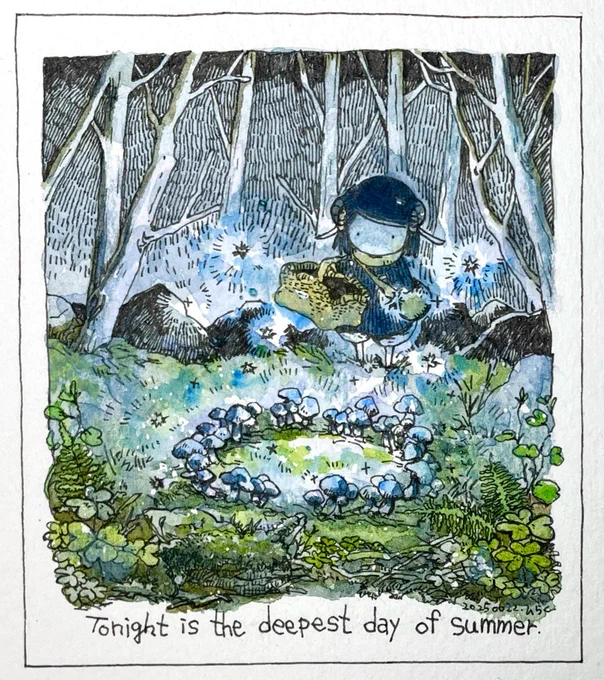 塗りました。今回は色鉛筆も使いました。
I colored it. I also used coloured pencils this time.

 #Pavot 