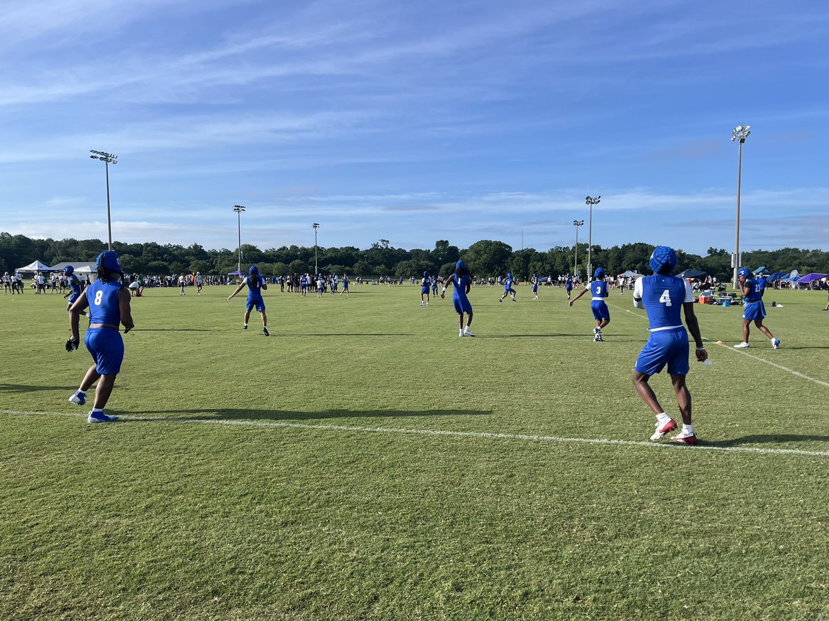 Parker Rehm (@parker_rehm) on Twitter photo Here at Veterans Park this morning for the final day of State 7 on 7 🏈
Four area teams in action in the championship bracket:
<a href="/TempleFB254/">Temple Football</a>, <a href="/CSTATPFOB/">C-STAT PFOB</a>, <a href="/HHKnights_FB/">Harker Heights Football</a> and <a href="/TheWacoHighLion/">Waco High Football</a>!
<a href="/MidwayFB/">Waco Midway Football</a> playing in the consolation bracket.
I’ll have the full wrap up tonight at 9! Here at Veterans Park this morning for the final day of State 7 on 7 🏈
Four area teams in action in the championship bracket:
<a href="/TempleFB254/">Temple Football</a>, <a href="/CSTATPFOB/">C-STAT PFOB</a>, <a href="/HHKnights_FB/">Harker Heights Football</a> and <a href="/TheWacoHighLion/">Waco High Football</a>!
<a href="/MidwayFB/">Waco Midway Football</a> playing in the consolation bracket.
I’ll have the full wrap up tonight at 9!