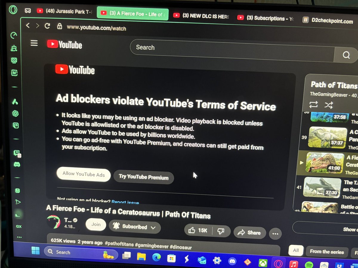 dbsd231's tweet image. YouTube needs to stop being greedy and let me watch my videos that I accidentally put the creator in as well of the video I’m watching yes but it does not give YouTube I just want to watch my favorite Youtubers