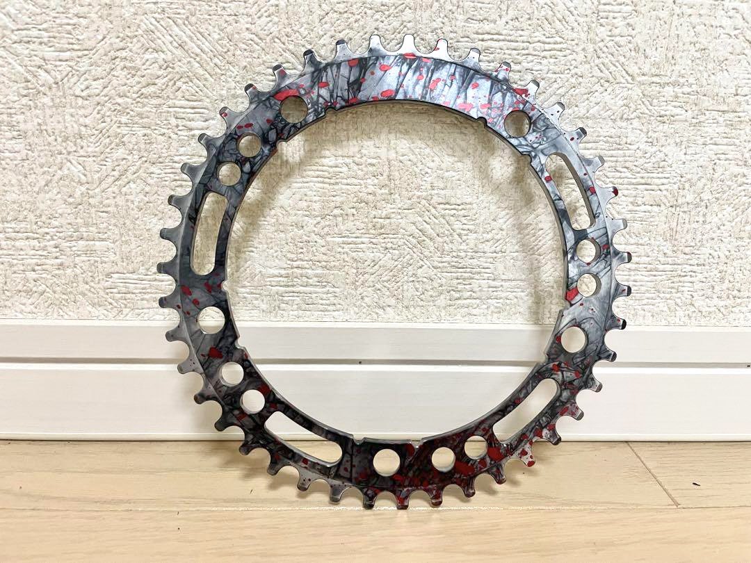 AARN x Mash SF Track Racing Chainring 43T 144PCD Blood Ice Color