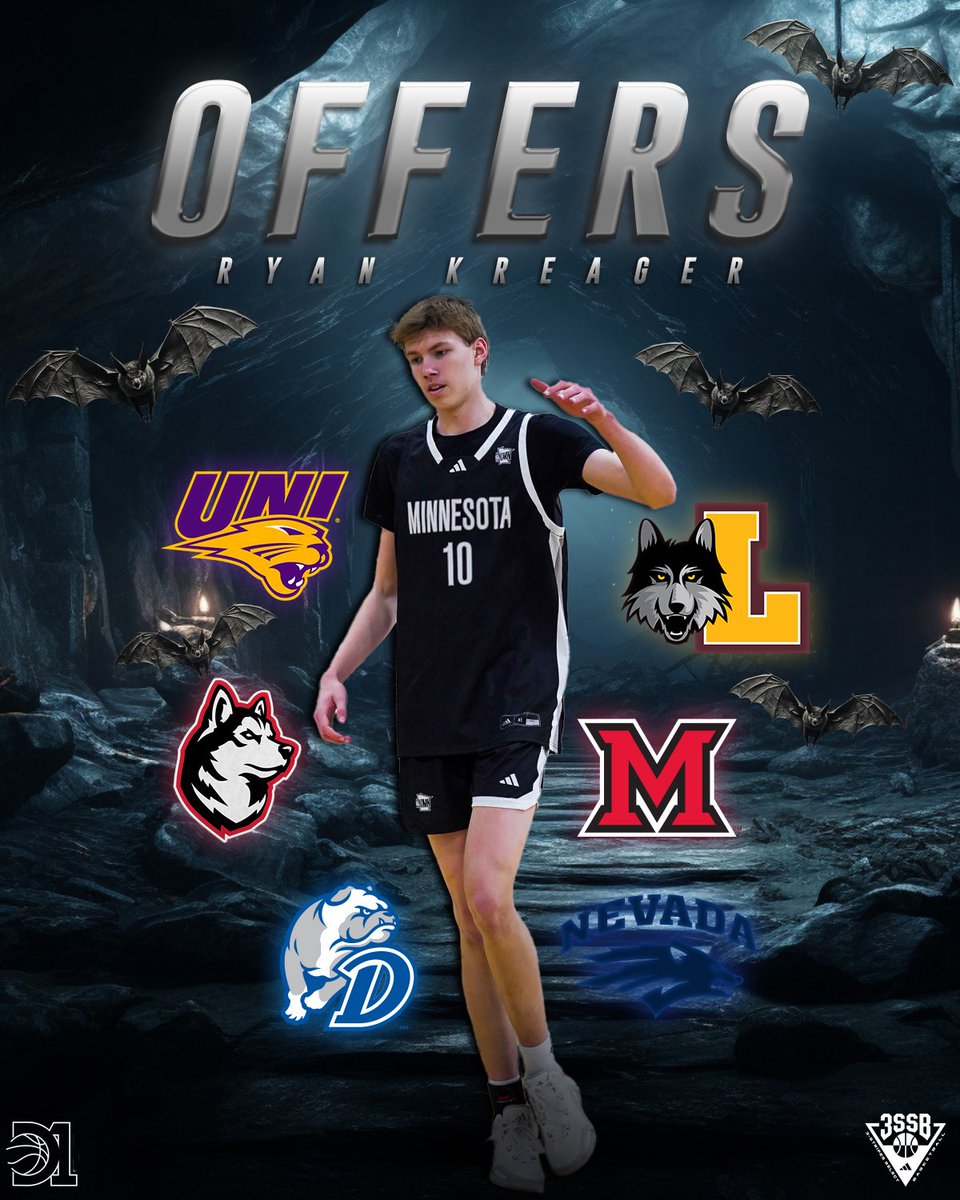 D1 Minnesota (17U) 2026 3SSB (@d1mn2026) on Twitter photo Congratulations to <a href="/Ryan_kreager19/">Ryan Kreager</a> on his recent offers!
The work is showing and his scary potential is #D1fferent🔥 Big July on the way! 📈 <a href="/adidasD1MN/">D1 Minnesota</a> Congratulations to <a href="/Ryan_kreager19/">Ryan Kreager</a> on his recent offers!
The work is showing and his scary potential is #D1fferent🔥 Big July on the way! 📈 <a href="/adidasD1MN/">D1 Minnesota</a>