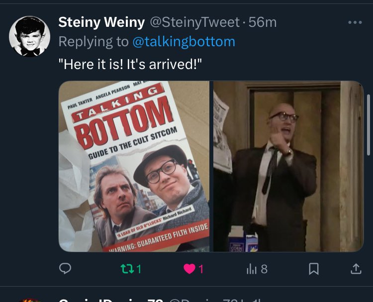 Talking Bottom tweet media