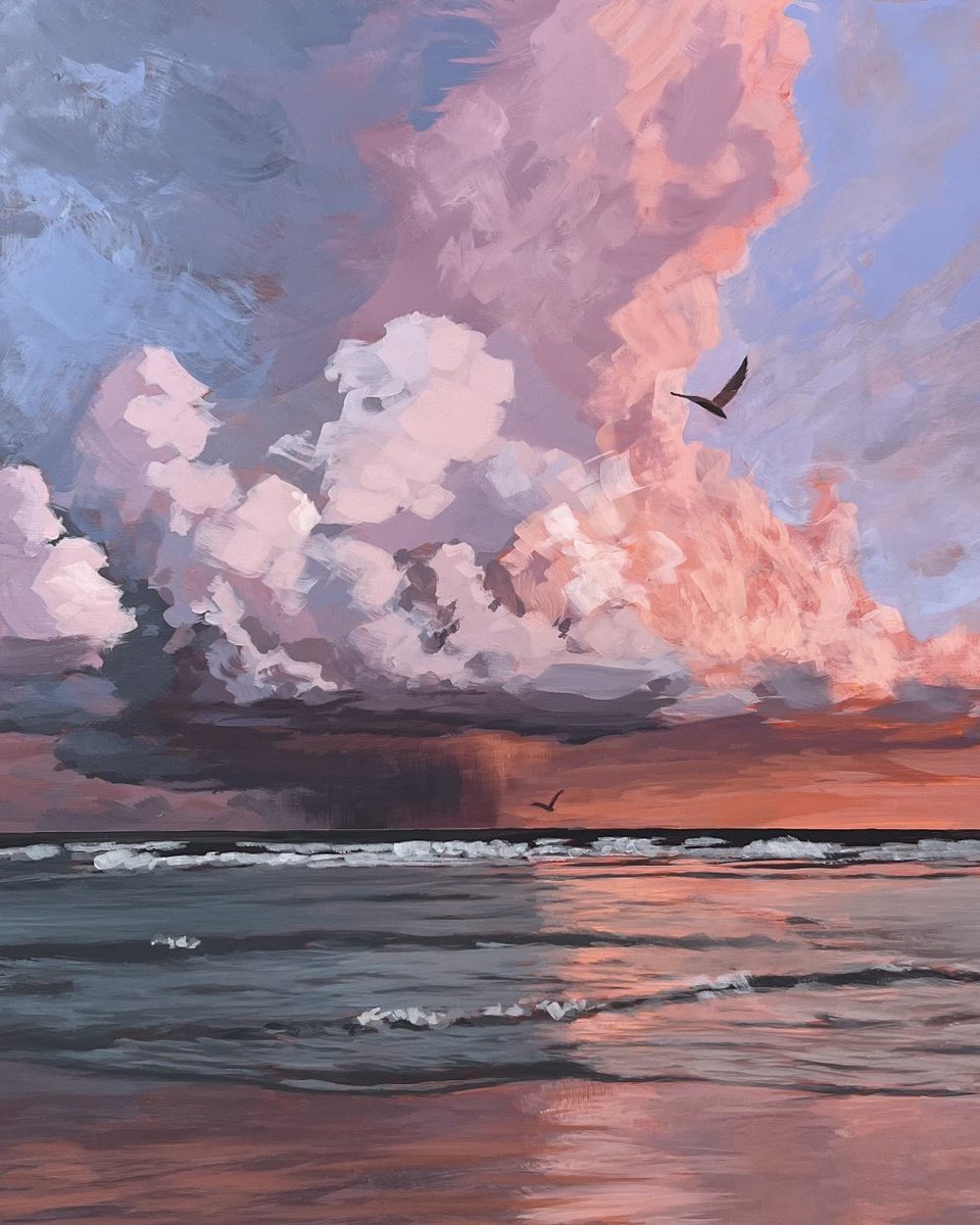 My painting SIESTA KEY SKY