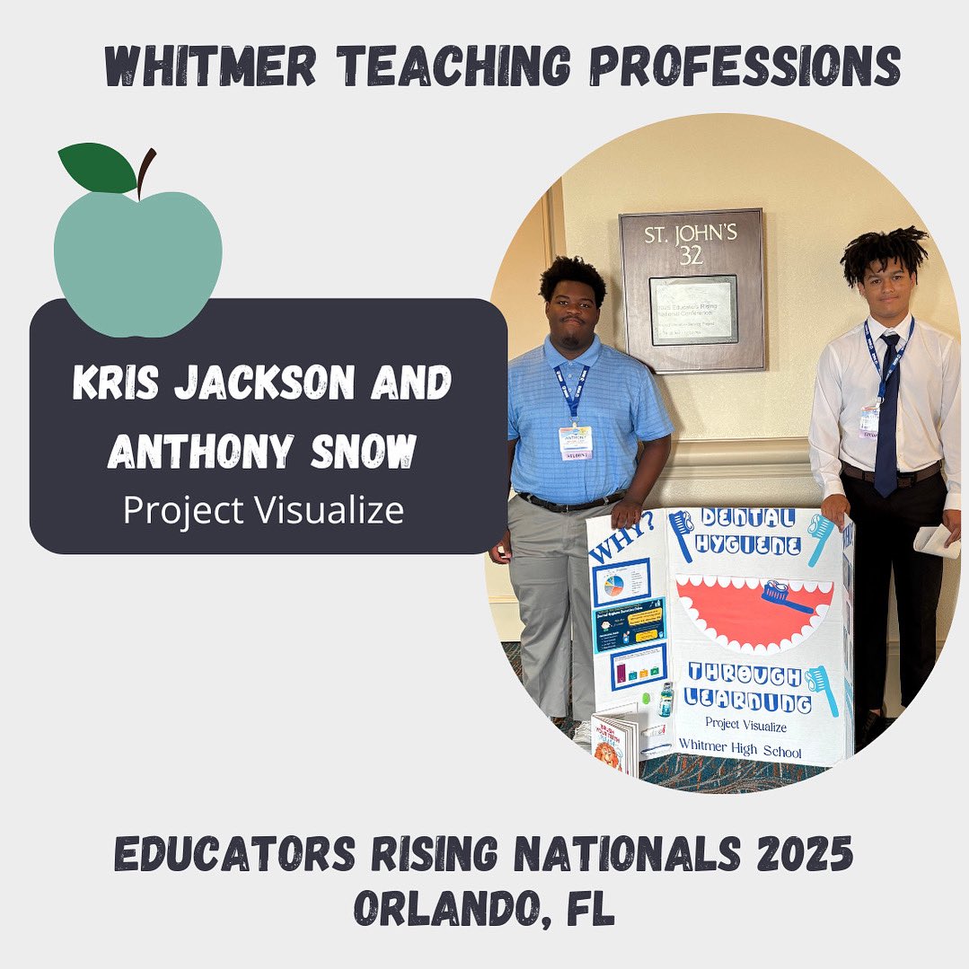 ⭐️Educators Rising National Competitions⭐️
KRIS JACKSON &amp; ANTHONY SNOW
Project Visualize
#edrising25