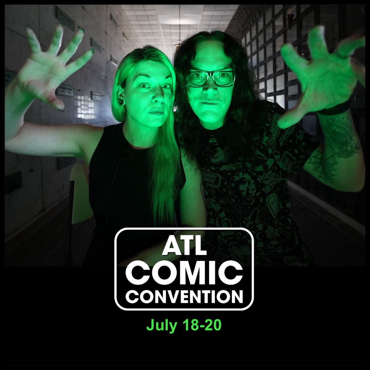 grimmlife's tweet image. Here are the conventions we are confirmed to be at this year so far, hope to see you at one of them. Be there or be…coffin shaped. More to come.
.
Atlanta, GA
atlcomicconvention.com
Tampa, FL tampabaycomicconvention.com
Long Beach, CA
midsummerscream.org