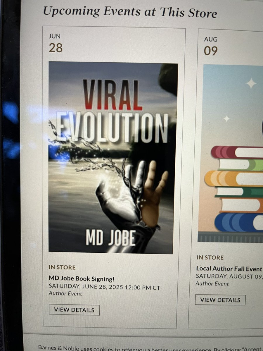 Barnes &amp; Noble book signing today at noon West Towne mall Madison WI. #warrenpublishing