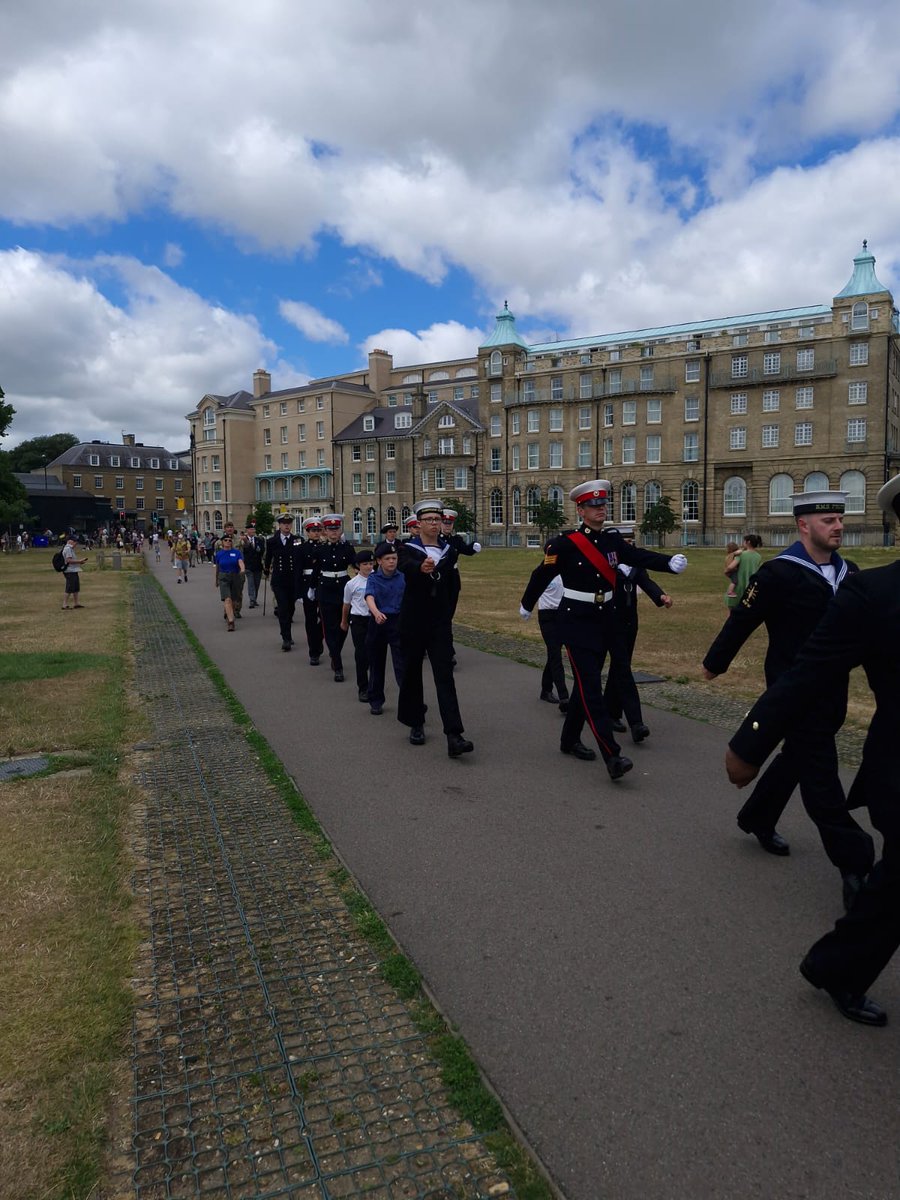 The Unit was honoured to join <a href="/hmsprotector/">HMS Protector</a> for their parade to receive Freedom of the City of #Cambridge earlier today. Well done to all involved - everyone was very smart!
#seacadets #seacadetsuk #royalmarinescadets #freedomofthecity <a href="/Lord_Lt_Cambs/">Julie Spence, Lord Lieutenant Cambridgeshire</a>