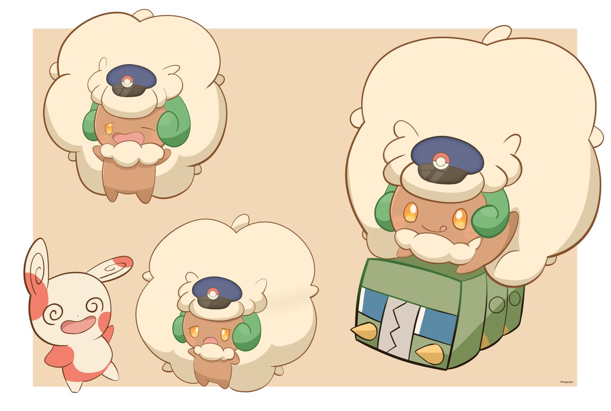 運転士さん🚃
#エルフーン #ポケモンイラスト