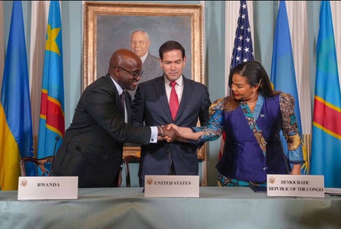 Je retiens ceci, le Rwanda a signé un accord de paix avec le Congo pour une guerre dans laquelle il prétend ne pas être partie prenante.