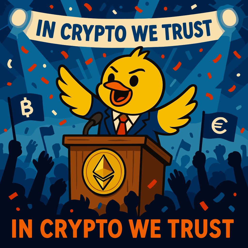 PikooOnETH's tweet photo. In a world full of fiat noise, one bird rises to rally the flock.
Trust is earned. Memes are minted.
You feel that? It’s the $PIKOO wave about to break. 🌊🟡
#CryptoTwitter #Memecoin https://t.co/GsHJa68brm