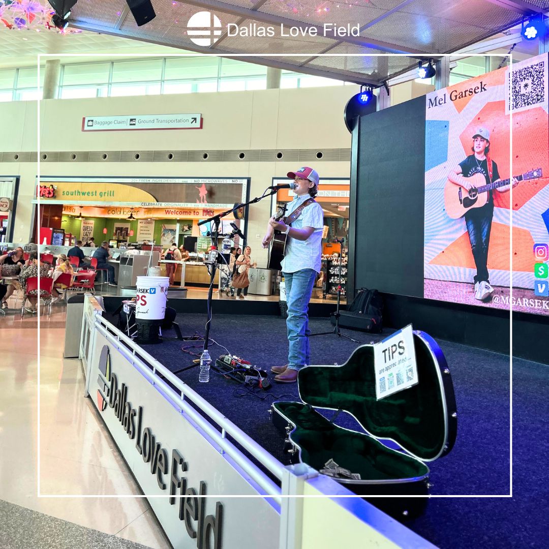 Take center stage at 'Live at Love'! ✨ We're searching for talented, family-friendly performers to uplift travelers and airport staff. Submit your application by July 14, 2025: adobe.ly/43voPek