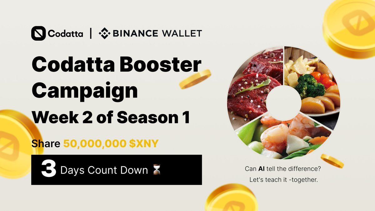 🗓️ Weekly Recap | June 23–28

 A major chapter begins — and here’s everything we launched this week at Codatta 👇

✅ Pre-TGE successfully wrapped

 The $XNY Pre-TGE on <a href="/BinanceWallet/">Binance Wallet</a> is complete.
 Thank you to everyone who participated — you're now officially early.

🚀 Week 1