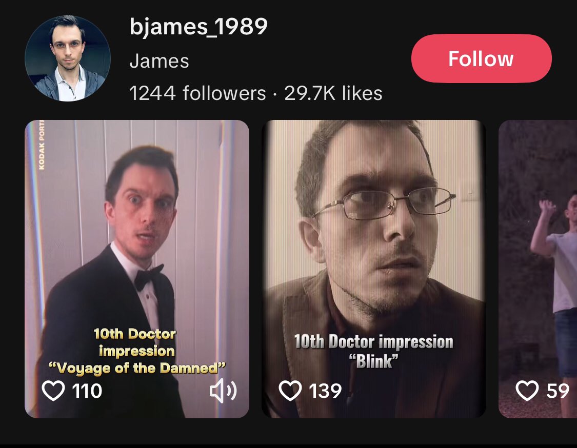 zebchop's tweet image. This is Tony Coburn/Brett Underwood/Brett James Coburn known predator in the Doctor who community and is trying to weasel his way back via TikTok. Please spread awareness of him and report his account. if you have experiences of him please dm me or make a public post about it
