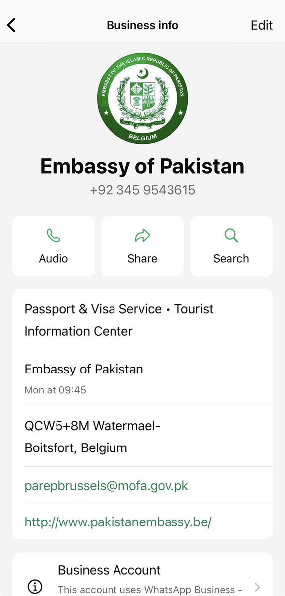 ikwrite33's tweet photo. This number is posted on the website of the Pakistani Embassy in Belgium.
This guy takes more money from people and makes passports and ID cards. If any government official is seeing this message of mine, action against him. He is giving his name as Farooq Ahmed. https://t.co/UqvVVNHm5y