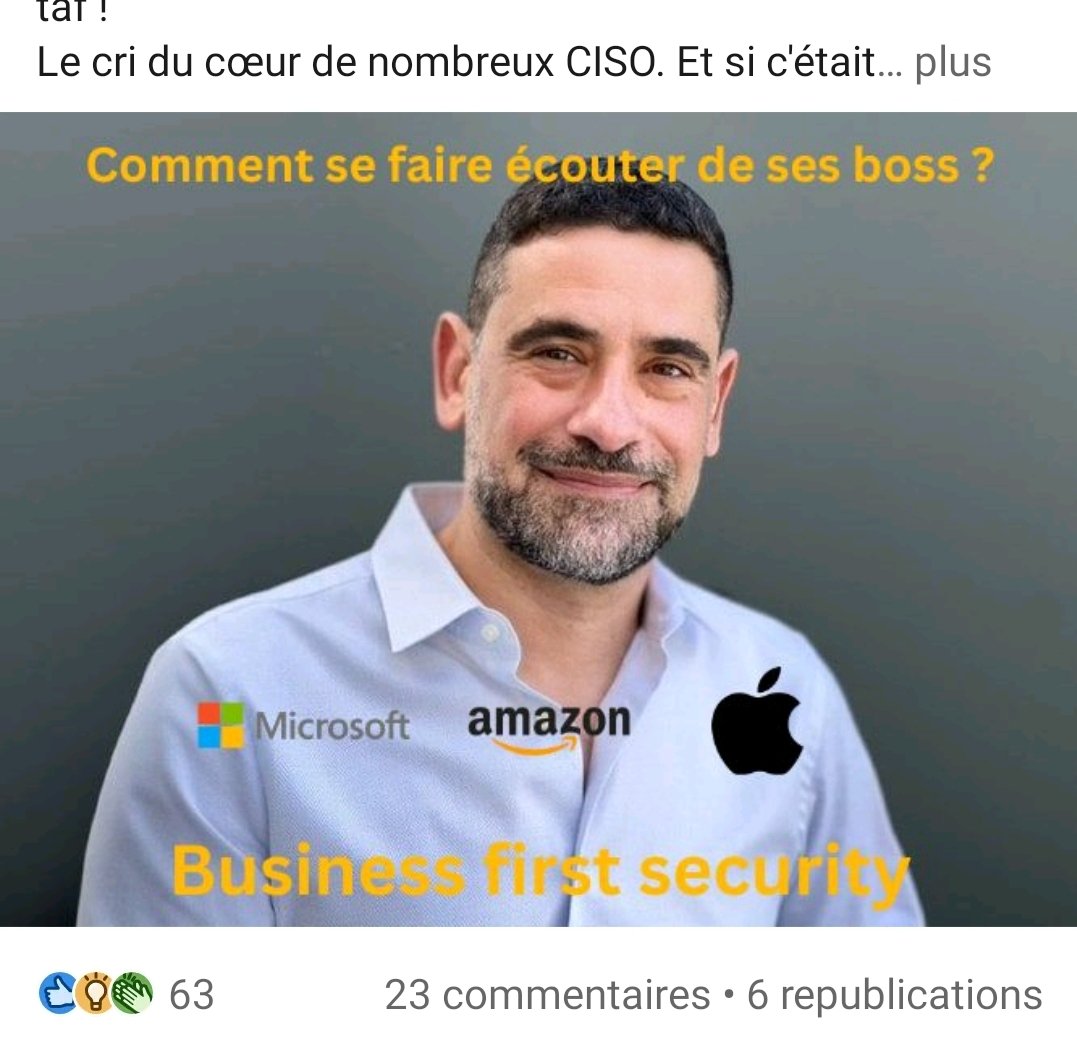 I read "Business fist security", and you ?