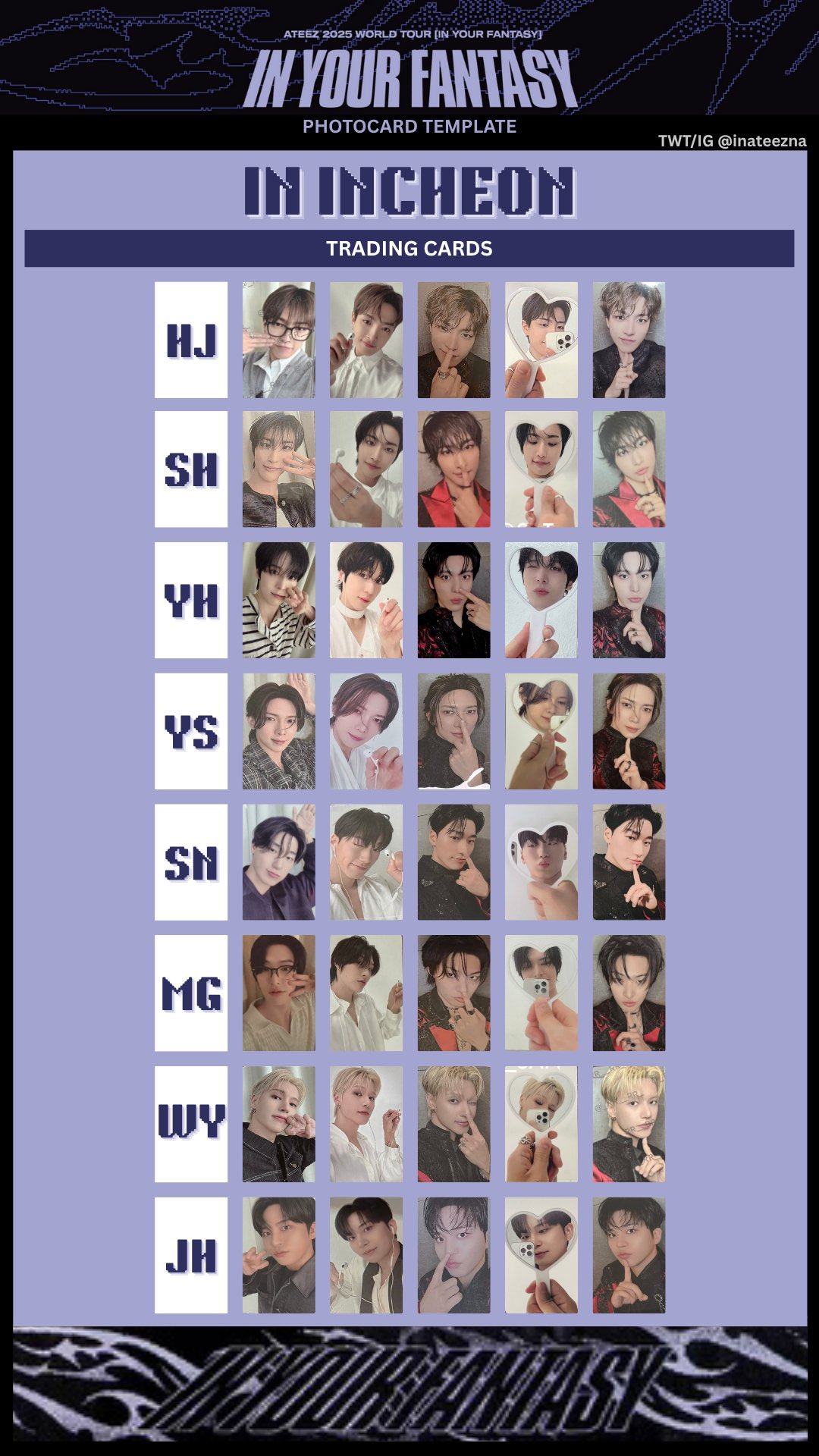 YEOSANG ATEEZ Birthday JAPAN POB LUCKY DRAW ALBUM PHOTOCARD