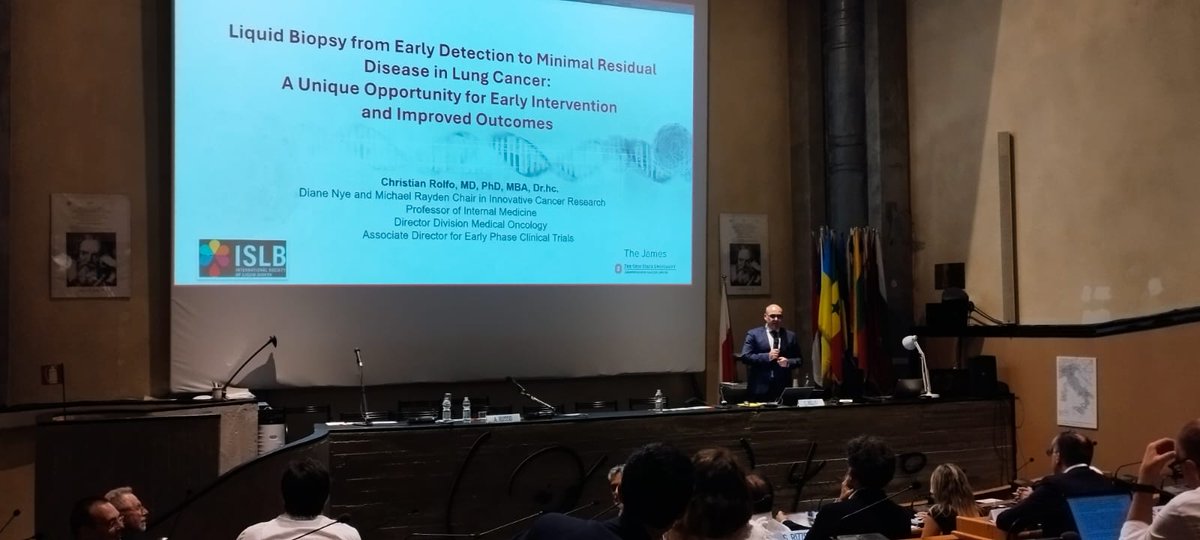 ACortelliniMD's tweet image. WOW, listening to @ChristianRolfo deliver an elegant lecture on liquid biopsy applications in #NSCLC in the timeless and magical setting of Erice, Sicily ... and in perfect Italian! 🇮🇹
@IASLC @isliquidbiopsy
#Erice #Oncology #LiquidBiopsy