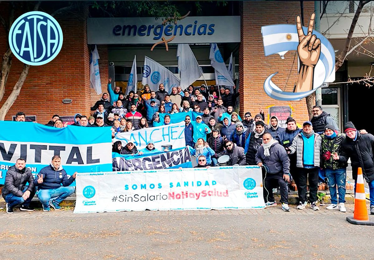 CronicaSindicaL's tweet photo. #SANIDADASISTENCIAL #ACUERDOSALARIAL FATSA y las ATSA adheridas lograron alcanzar un acuerdo salarial tras largas y duras jornadas de negociación y lucha sin tregua, rompiendo así el cepo del Gobierno. @SanidadArg @AtsaBsAs @ATSALaPlata1
https://t.co/YSn7VtdFpw https://t.co/o35GqwncQt